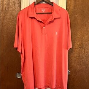 Izod Men's Polo Shirt in Vibrant Coral Golf Shirt